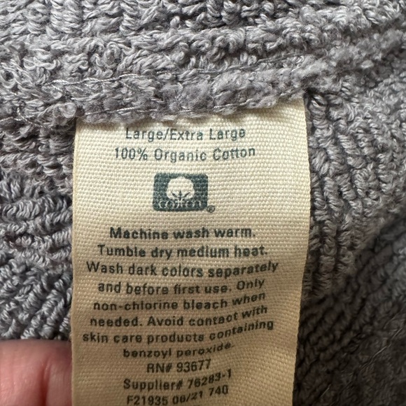 NWTs Organic cotton waffle robe - Picture 4 of 4
